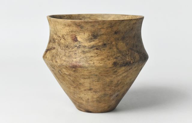 iiDA Woodturning 4 アースFin 花器オブジェ カエデ/アース無塗装（飯田慎一）