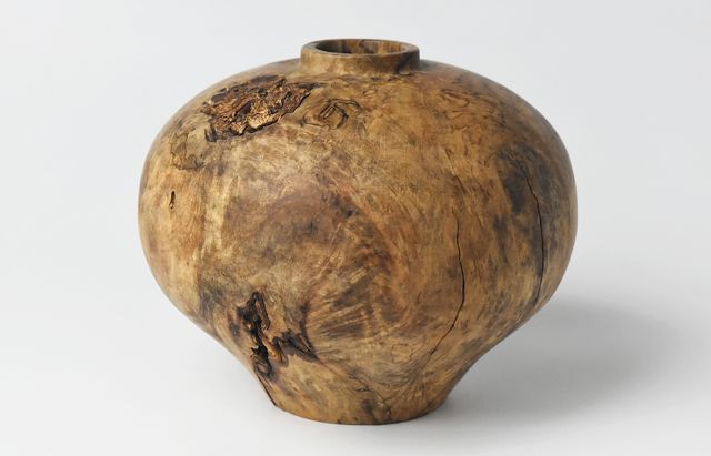 iiDA Woodturning 34B　Object カエデ/アースフィニッシュ（飯田慎一）