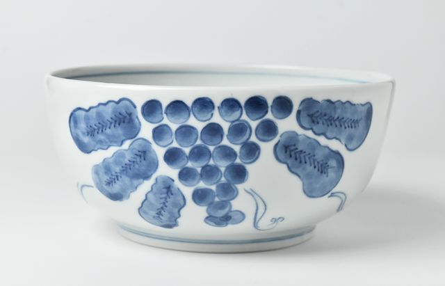 九谷青窯 147 葡萄文深鉢