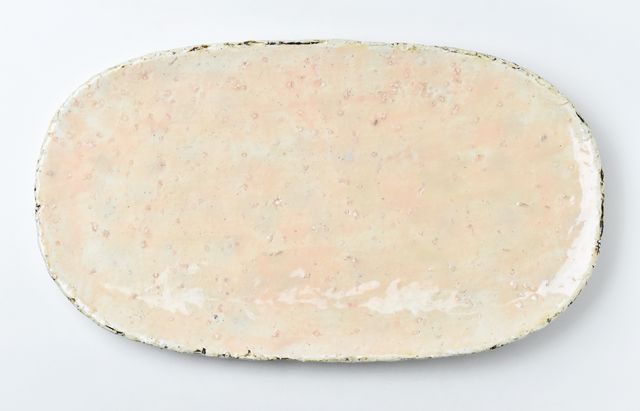 鈴木重孝 5A 薄紅化粧長楕円大皿