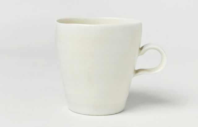 鈴木重孝 40 黄白磁釉筒形マグカップ