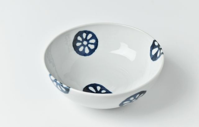 徳永遊心 蓮根5寸鉢