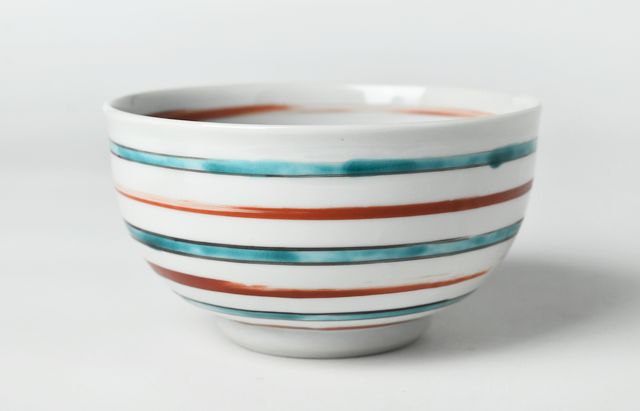 横井佳乃 16 4.5寸深鉢 色絵 コマ