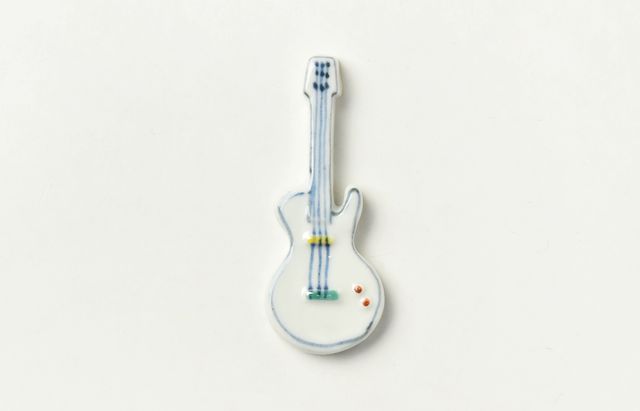 重田良古 箸置 エレキギター