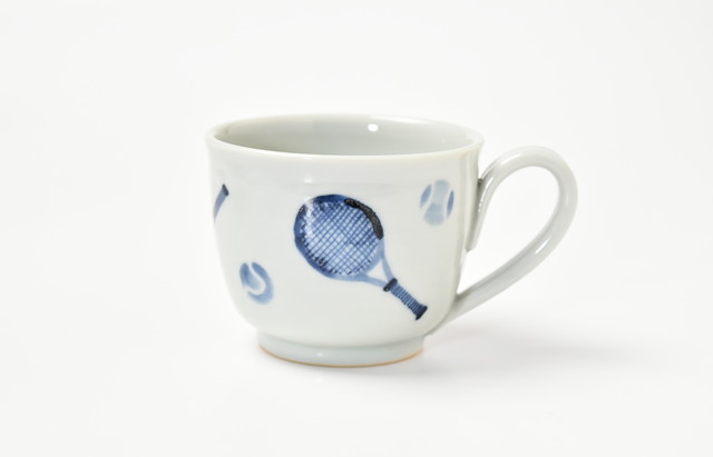 海野裕 マグカップ テニス
