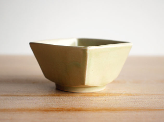 阿部春弥・みか　角豆鉢　もえぎ