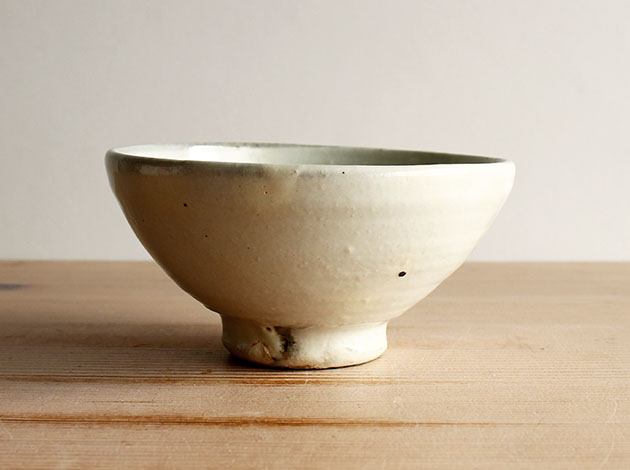 福永芳治　粉引き飯碗