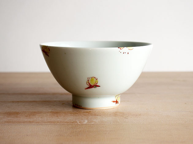 古川桜　黄小花飯碗