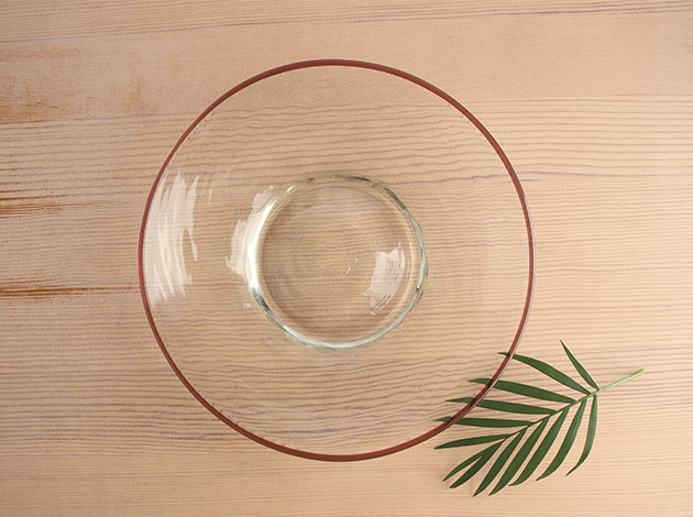 平岩愛子　口巻きモール6寸平皿　紫