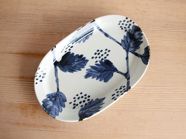 古川桜 ムシカリオーバル中皿