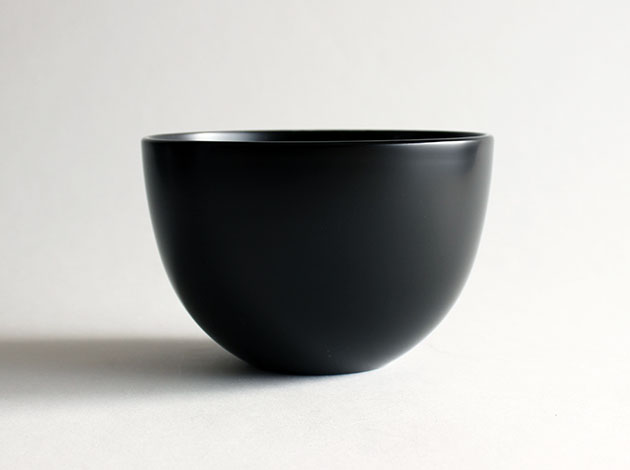 小林慎二　まゆ椀（中）　黒