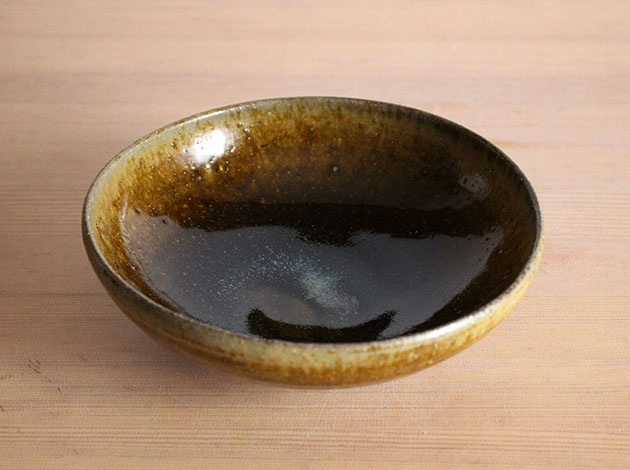 村木雄児／飴釉鉢 村木雄児 飴釉鉢
