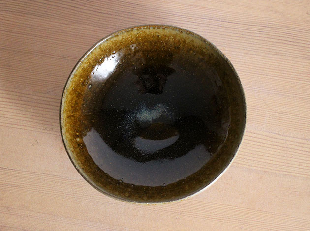 村木雄児　飴釉鉢