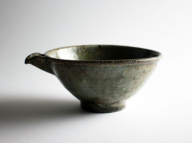 平安　釉　鉢　片口　丘作 長野大輔 木灰釉片口鉢