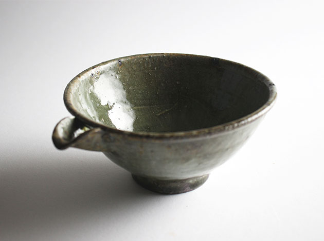 平安　釉　鉢　片口　丘作 長野大輔 木灰釉片口鉢