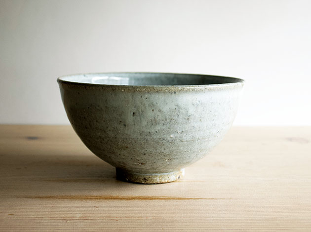 竹本ゆき子 藁白釉どんぶり