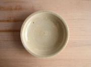 田谷直子　きなり石皿タイプ6寸鉢