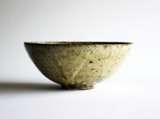 馬野真吾　藍染釉5寸鉢