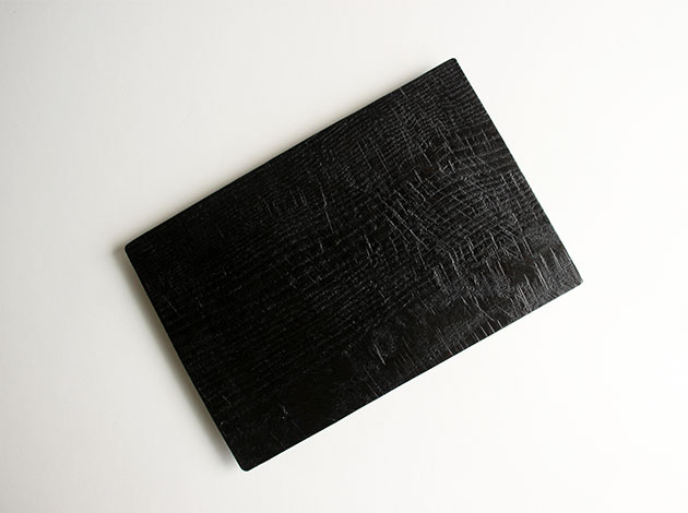 八代淳子　拭漆皿