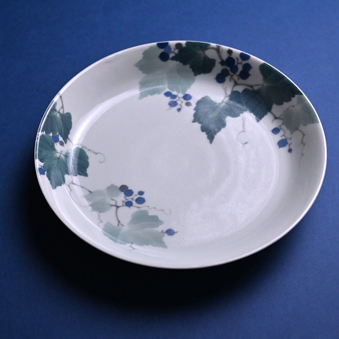 染付皿　陶芸家