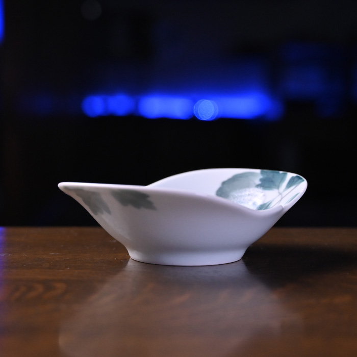 染付皿　陶芸家