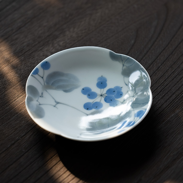 染付小皿　陶芸作家　本多亜弥