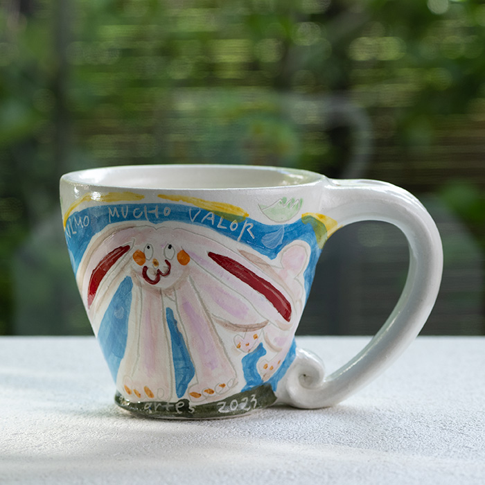 作家　マグカップ　吉岡萬理