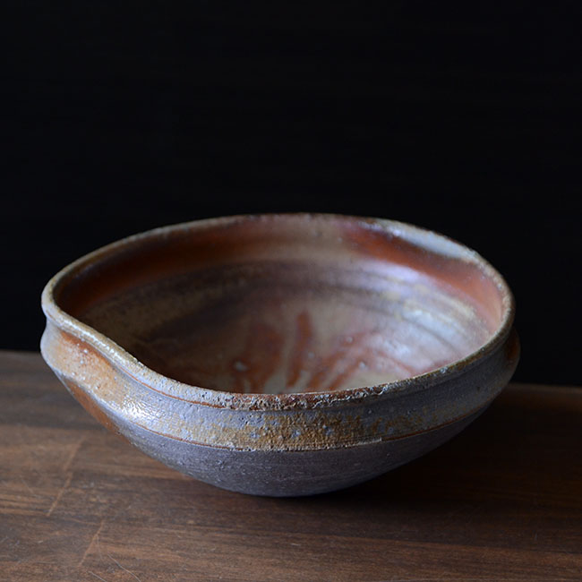 備前焼緋襷鉢（CR-002）　作家「クリストファーレイヴェンホール」