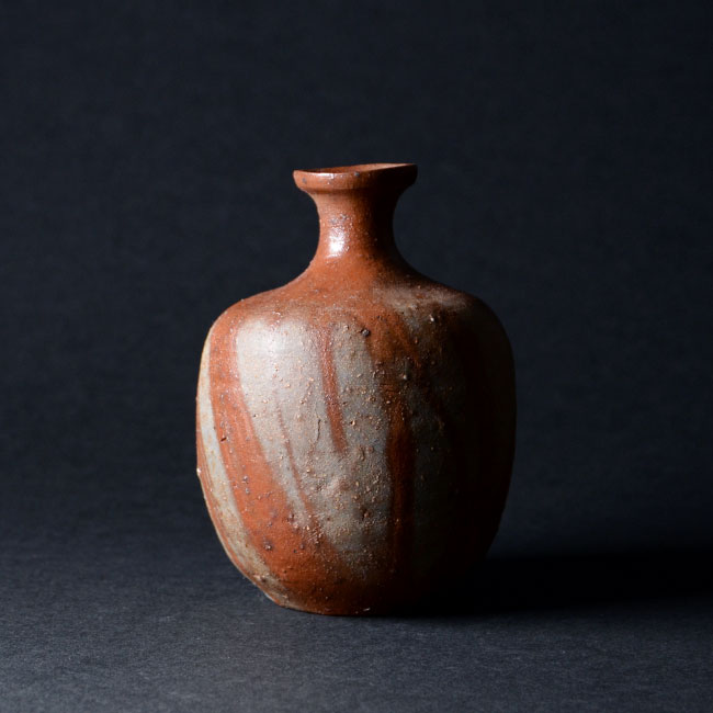 【共箱付】備前焼緋襷徳利（CR-007）　作家「クリストファーレイヴェンホール」