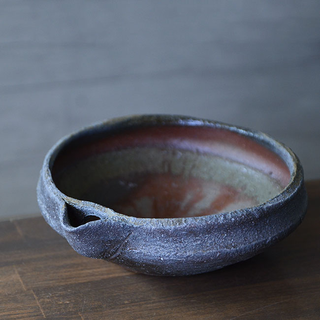 備前焼片口深鉢（CR-017）　作家「クリストファーレイヴェンホール」