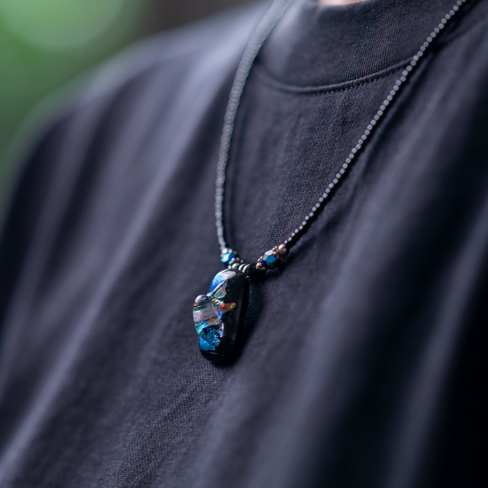 とんぼ玉　ネックレス