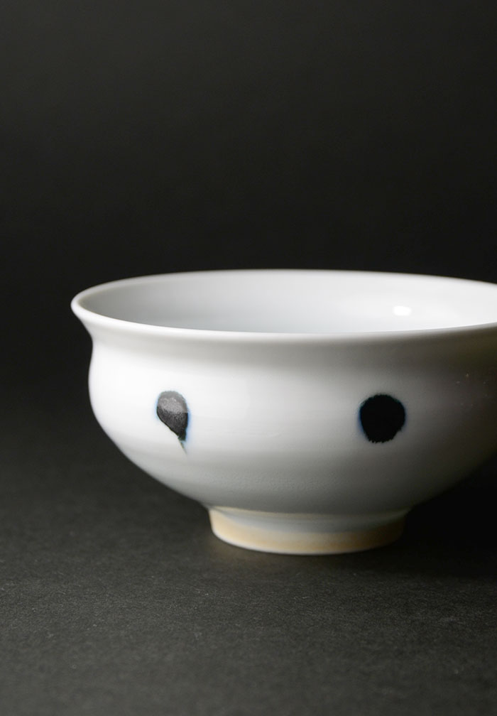 青白磁鉢　作家「荒木漢一」