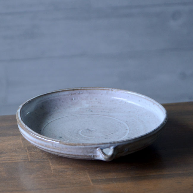 和食器　塩釉片口六寸皿（KIA-099）　作家「荒木漢一」