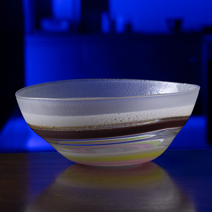 ガラス　花器　作家