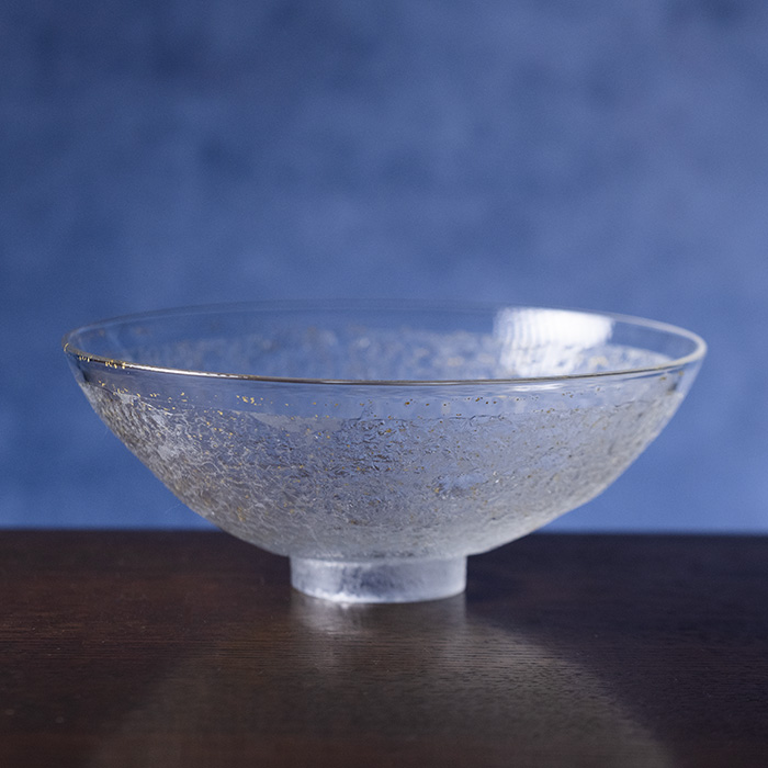 ガラス ボウル | 氷結板皿（KOK-305） 作家「岸本耕平」