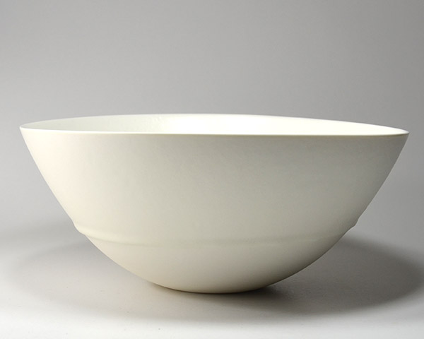 和食器　白磁ボウル（大)　作家「竹内紘三」