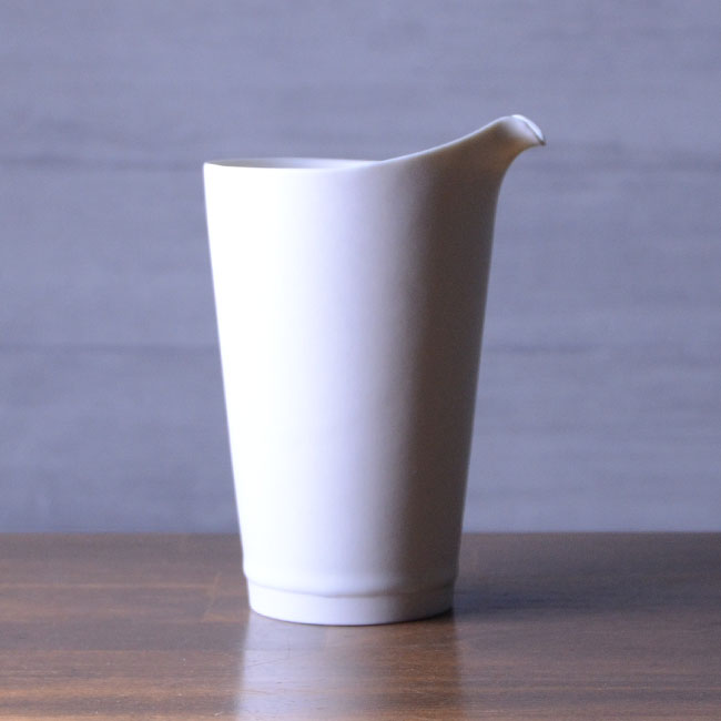 和食器　白磁片口(大）　作家「竹内紘三」