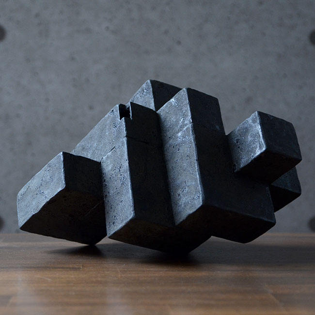 黒土花器 No.1　作家「竹内紘三」
