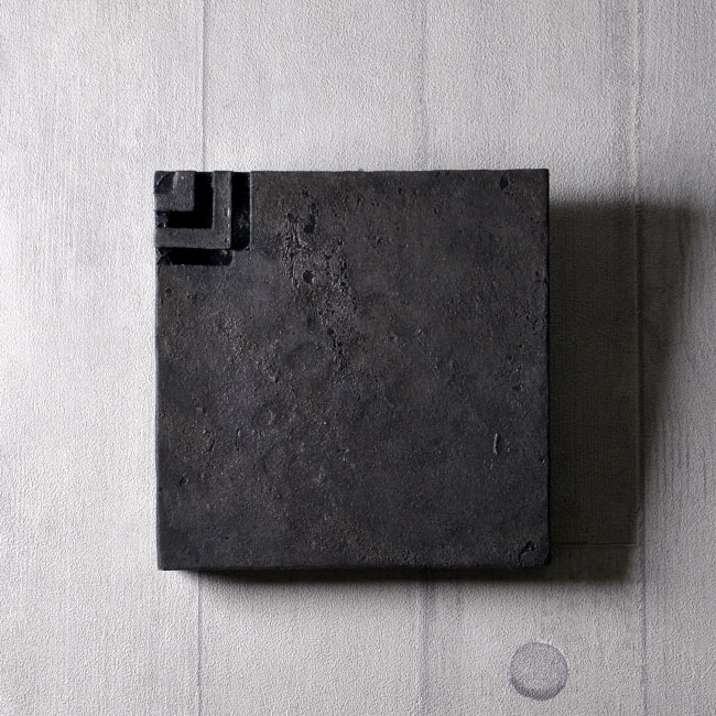 黒土掛花入 No.1　作家「竹内紘三」