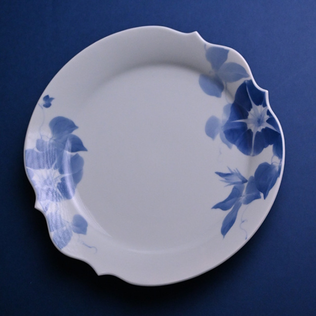 染付皿　陶芸家