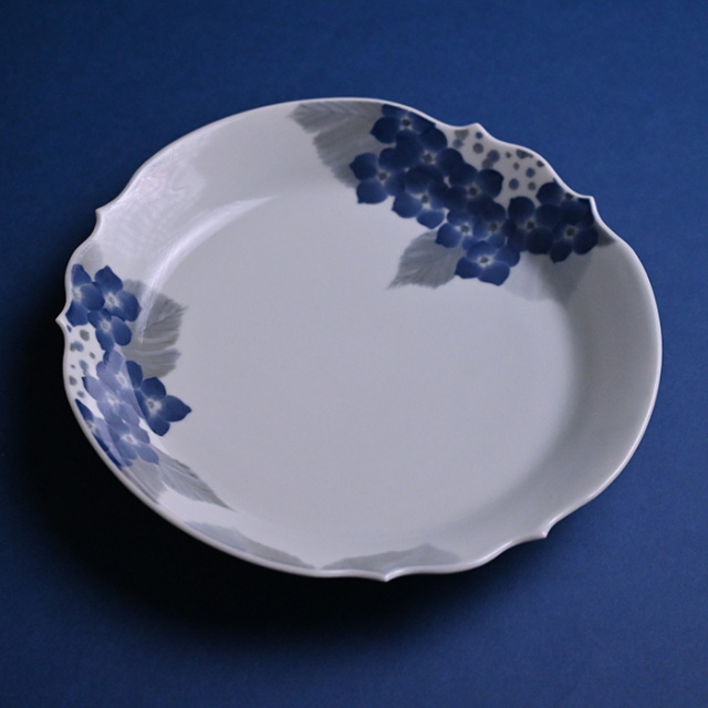 染付皿　陶芸家