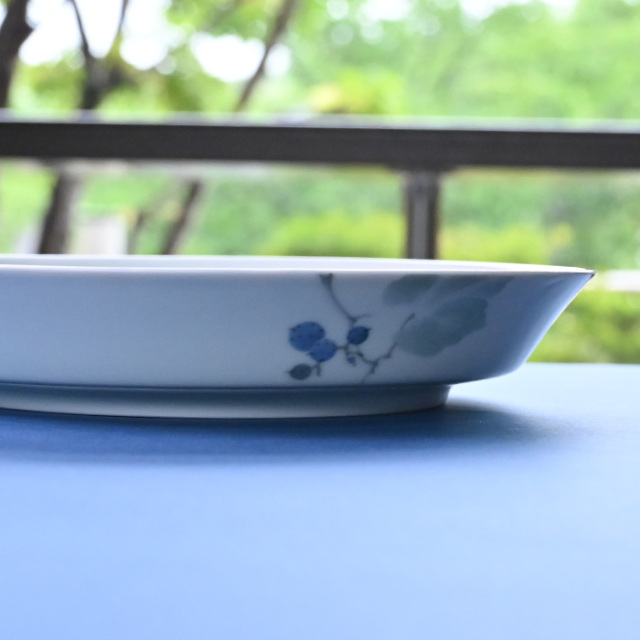 染付皿　陶芸家