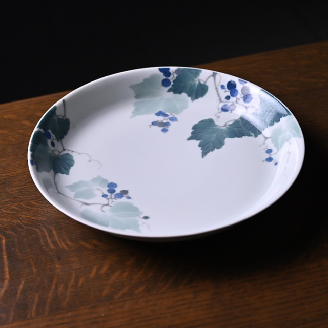 染付皿　陶芸家