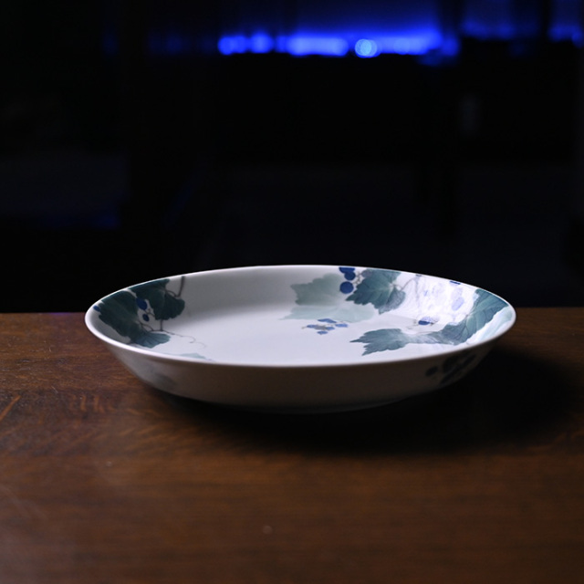 染付皿　陶芸家
