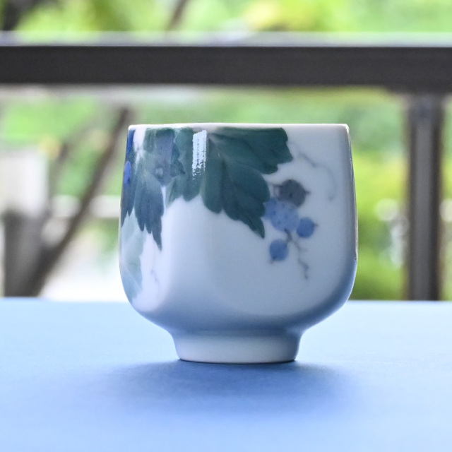 染付皿　陶芸家