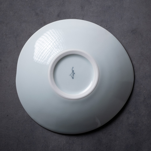 ひとし新品　陶器　陶芸作家　豆皿3枚　231 中皿 | 染付皿「ひとひら」(AH-231) 作家「本多亜弥」