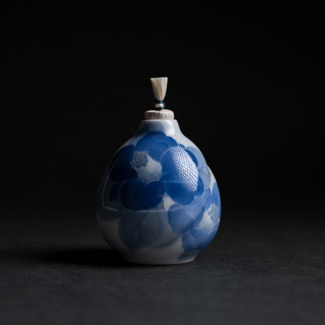 染付振出　陶芸作家　本多亜弥