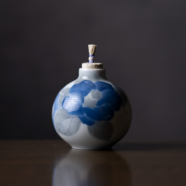 振出 | 染付振出「椿」(AH-236) 作家「本多亜弥」