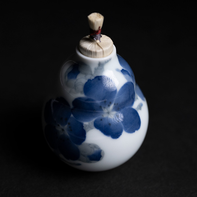 染付振出　陶芸作家　本多亜弥