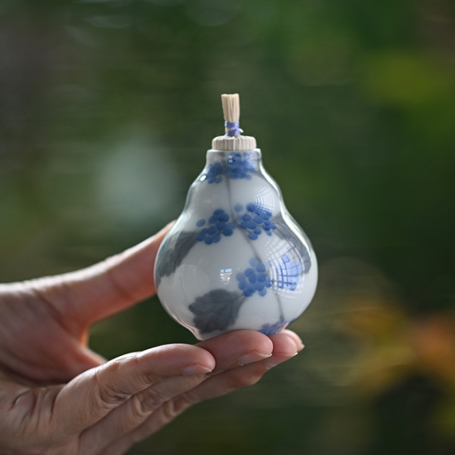 染付振出　陶芸作家　本多亜弥